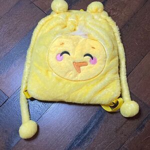 walmart baby chick plush nap blanket backpack‎ daycare soft cozy